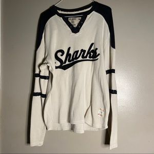Vintage sharks nhl pullover